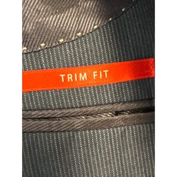 Saks 5th Ave Red  Blazer Mens 44R Navy Ermenegildo Zegna Wool - Picture 6 of 11